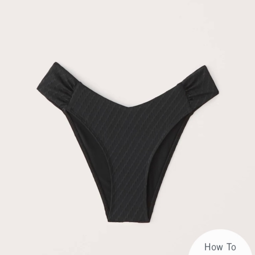 Abercrombie & Fitch Black Bikini with Modern Silhouettes - Picture 11 of 13